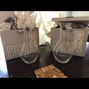 2 Riedel Magnum Cabernet Decanters